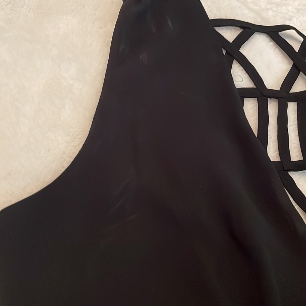 Black Lace Back Romper size XS - Picture 10 of 10